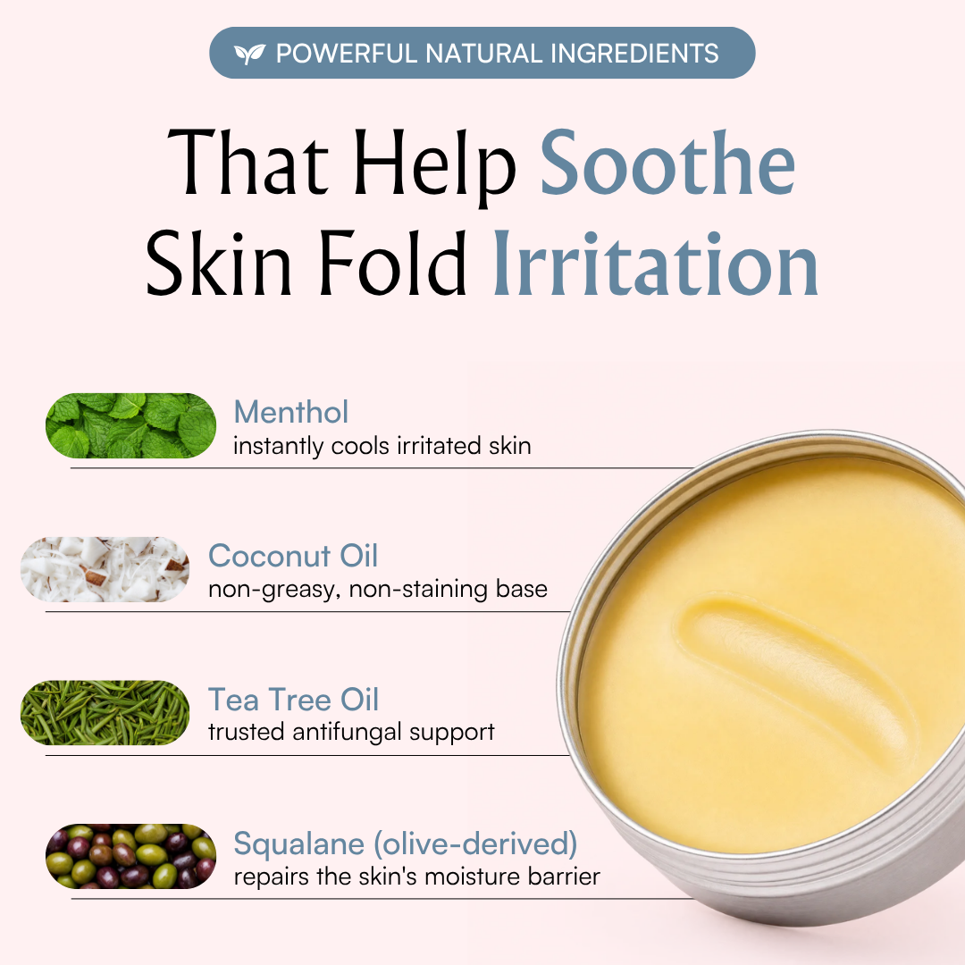 Lindre Organics™ Anti-Fungal Balm for Intertrigo & Skin Fold Irritation